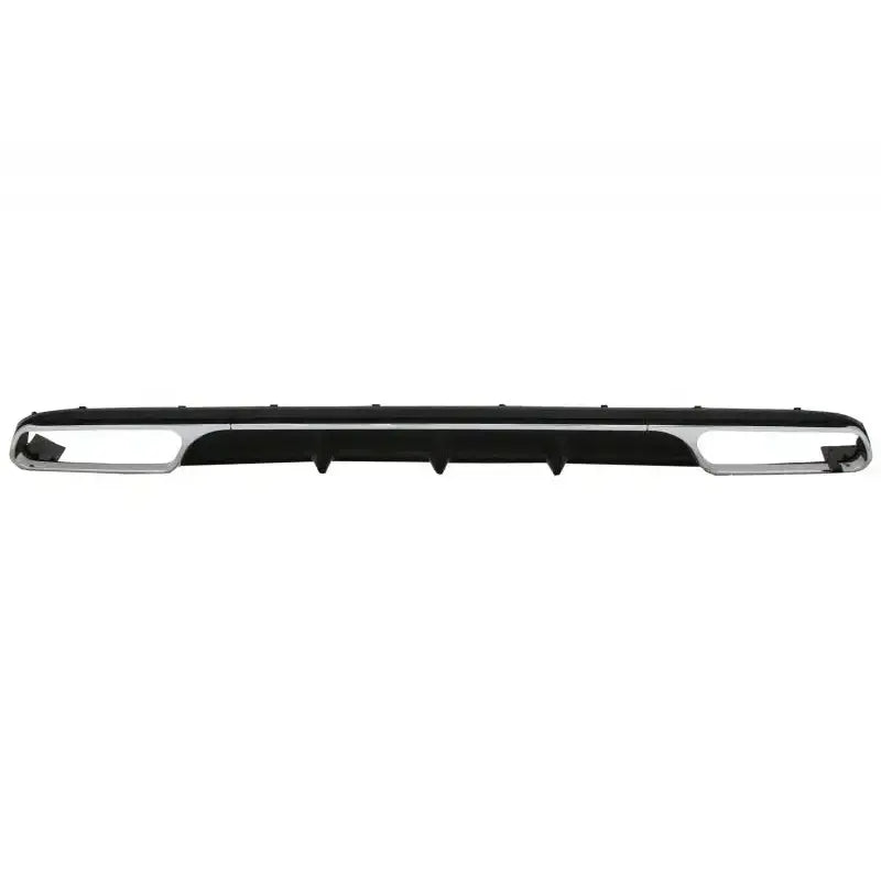 Rear Diffuser With Exhaust Muffler Tips Chrome Suitable For Mercedes E-class W212 Facelift (2013-2016) E65 Design Only