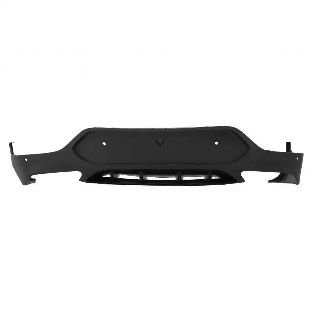 Rear Diffuser With Exhaust Muffler Tips Suitable For Mercedes Glc Coupe C253 Sport Line (2015-2019) Glc63 Design Black