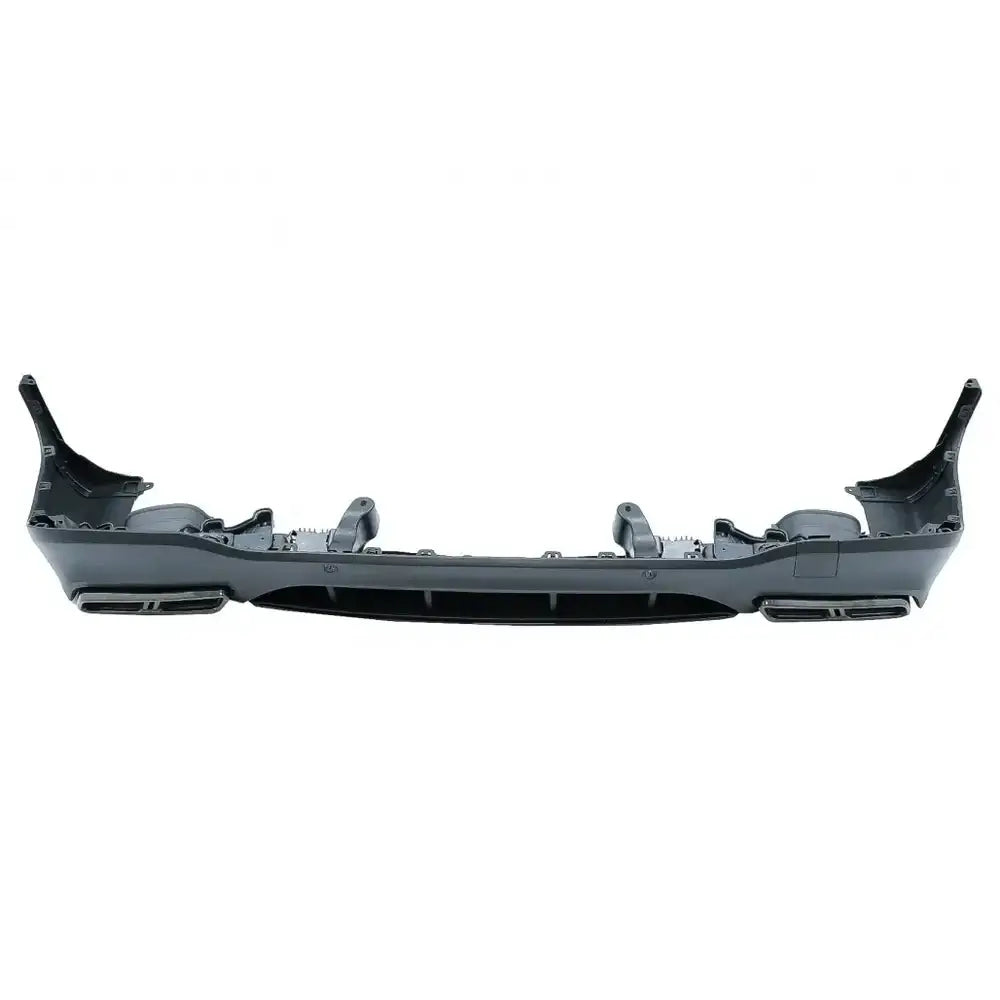 Rear Diffuser With Exhaust Muffler Tips Suitable For Mercedes Glc X253 Suv (2015-up) Night Package Design - 3