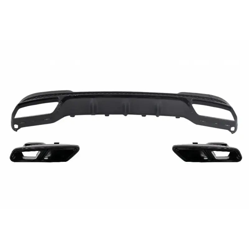 Rear Diffuser With Exhaust Tips Tailpipe Black Suitable for Mercedes E-class W212 S212 Amg Sport Line Facelift