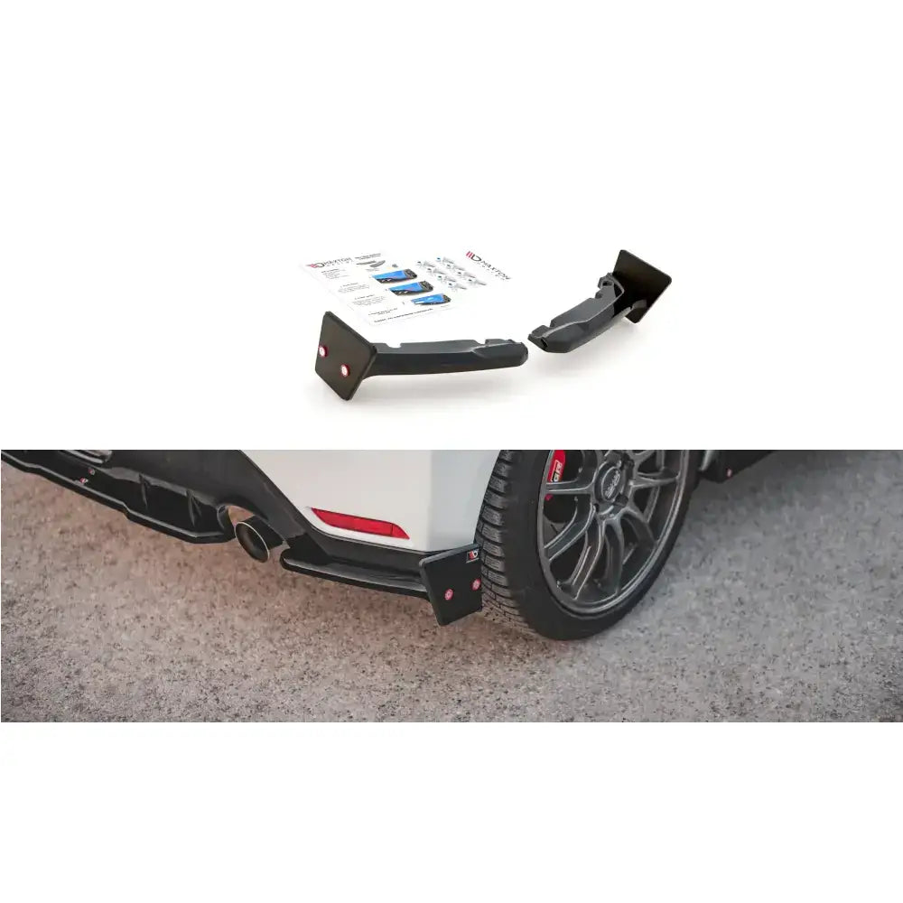 Rear Side Splitters + Flaps V.2 Toyota Gr Yaris Mk4 - 1