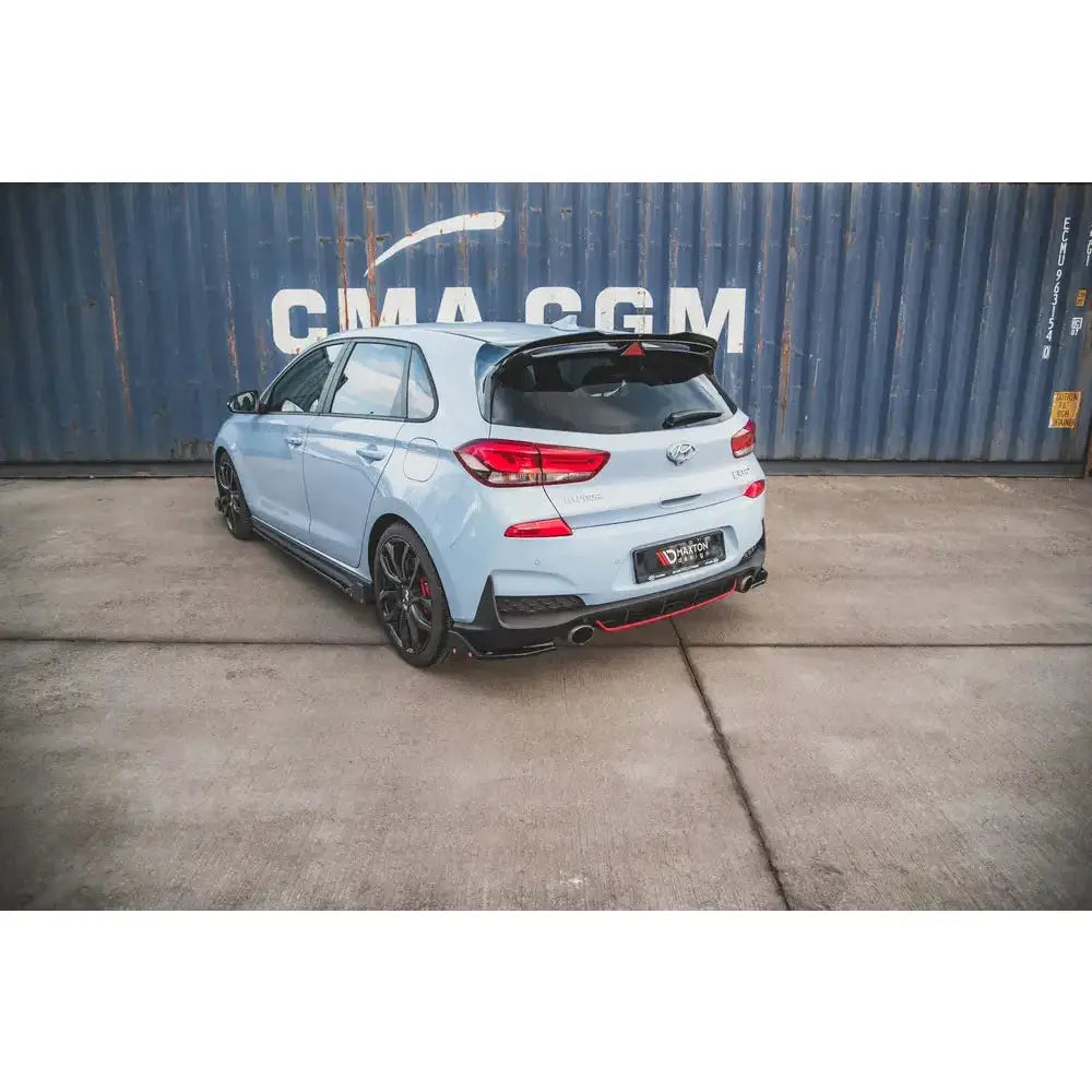 Rear Side Splitters + Flaps V.6 Hyundai I30 n Mk3 Hatchback - 2