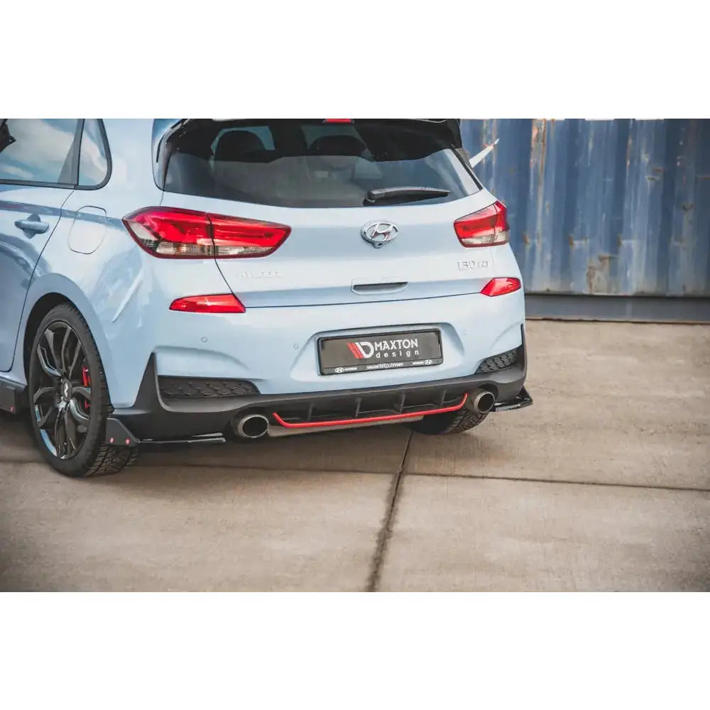 Rear Side Splitters + Flaps V.6 Hyundai I30 n Mk3 Hatchback