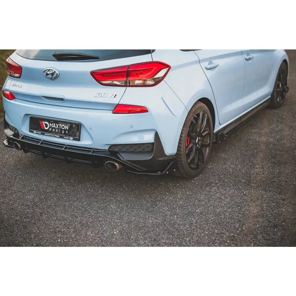 Rear Side Splitters + Flaps V.7 Hyundai I30 n Mk3 Hatchback