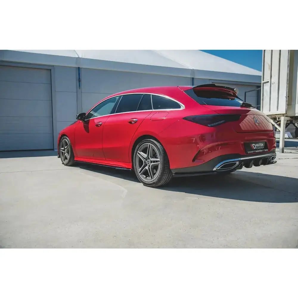 Rear Side Splitters Mercedes-benz Cla Shooting Brake Amg-line X118 - 3