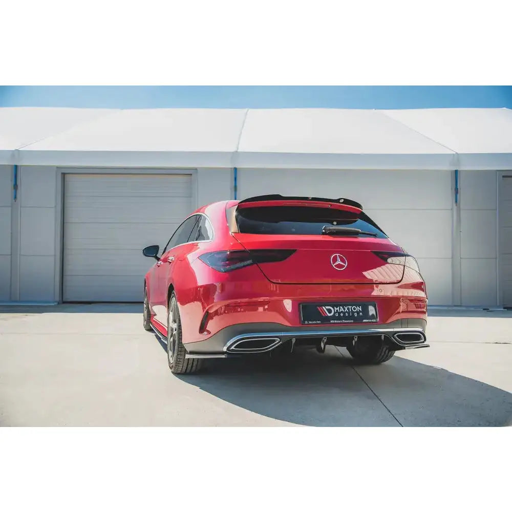 Rear Side Splitters Mercedes-benz Cla Shooting Brake Amg-line X118 - 5