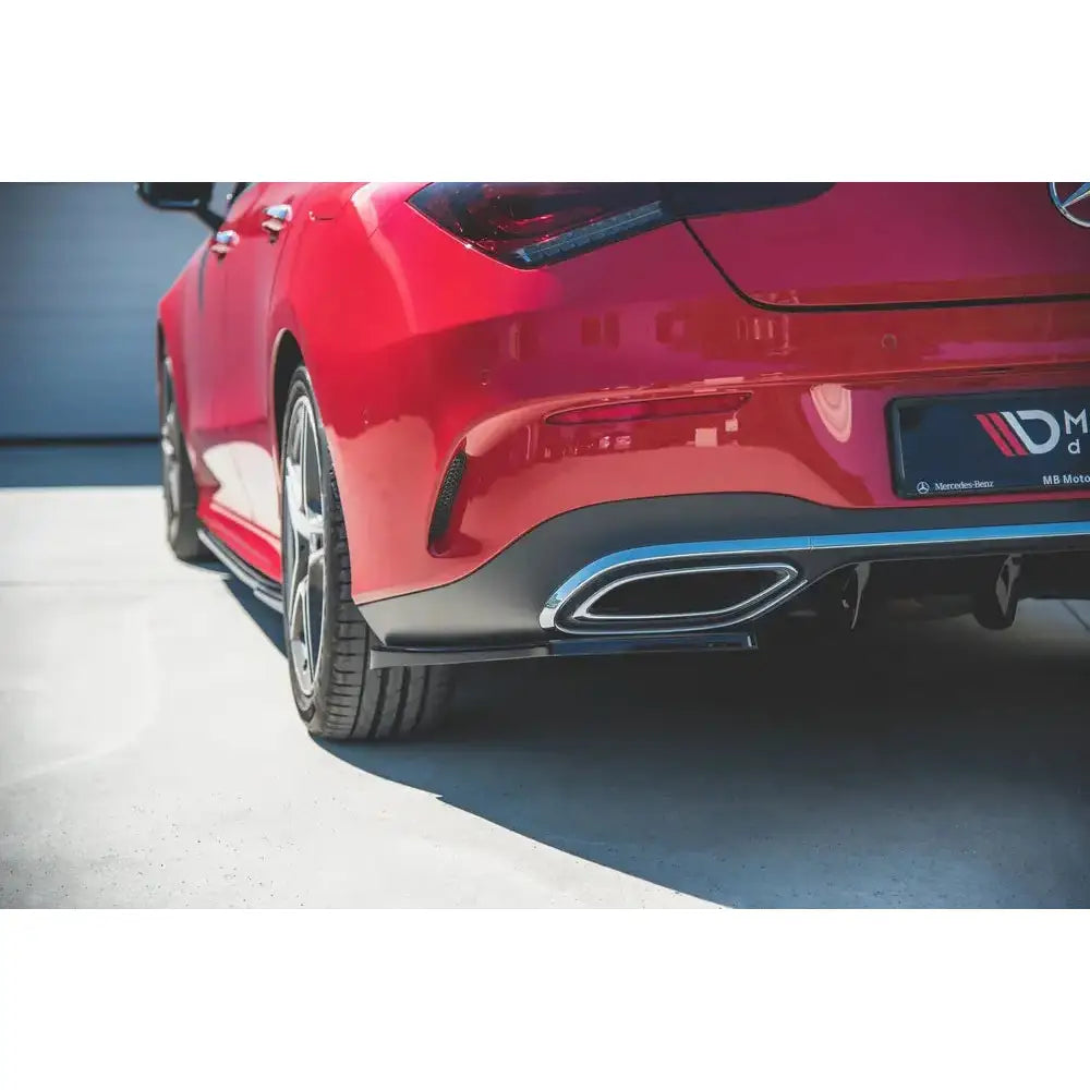 Rear Side Splitters Mercedes-benz Cla Shooting Brake Amg-line X118 - 6