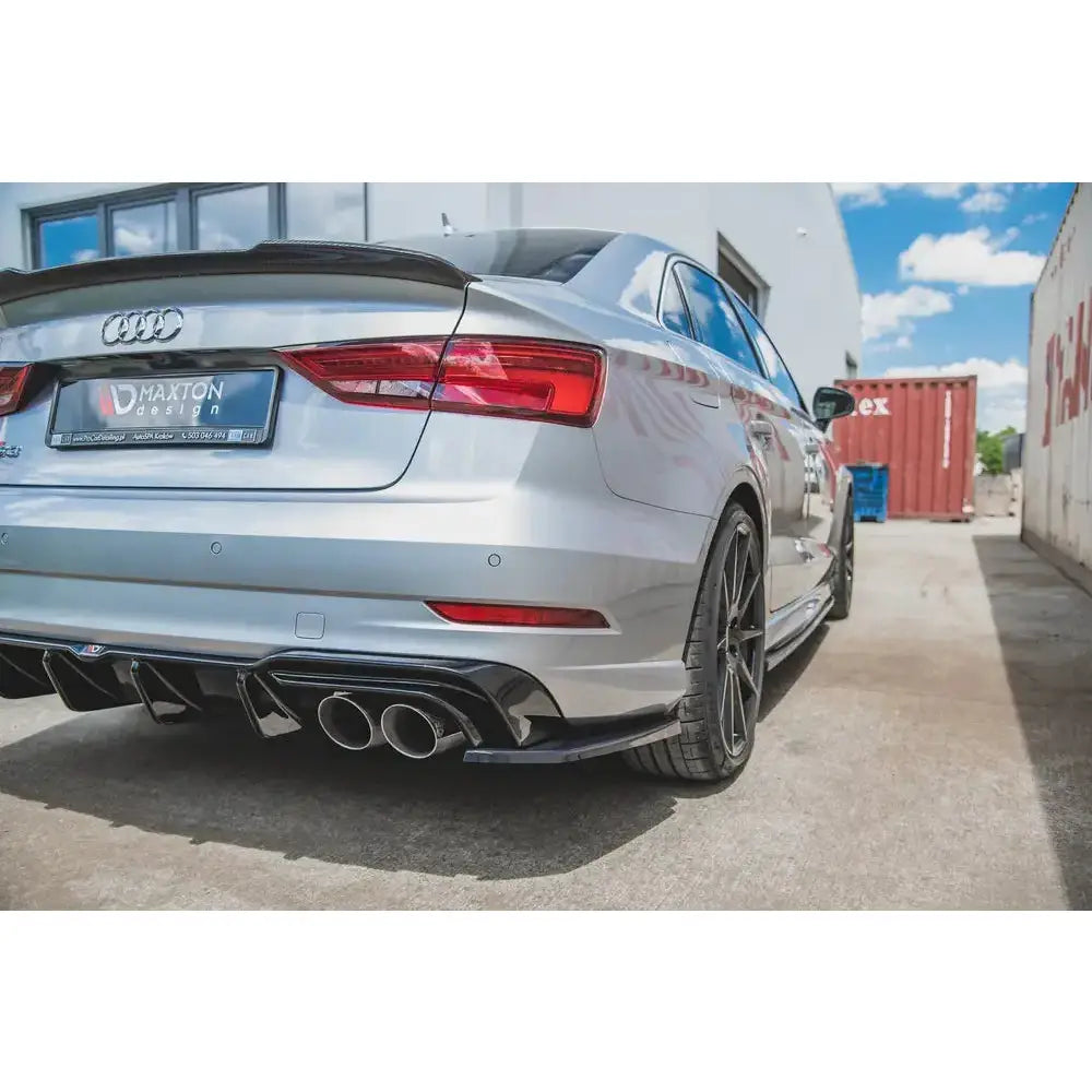 Rear Side Splitters V.2 Audi S3 Sedan 8v Facelift - 2