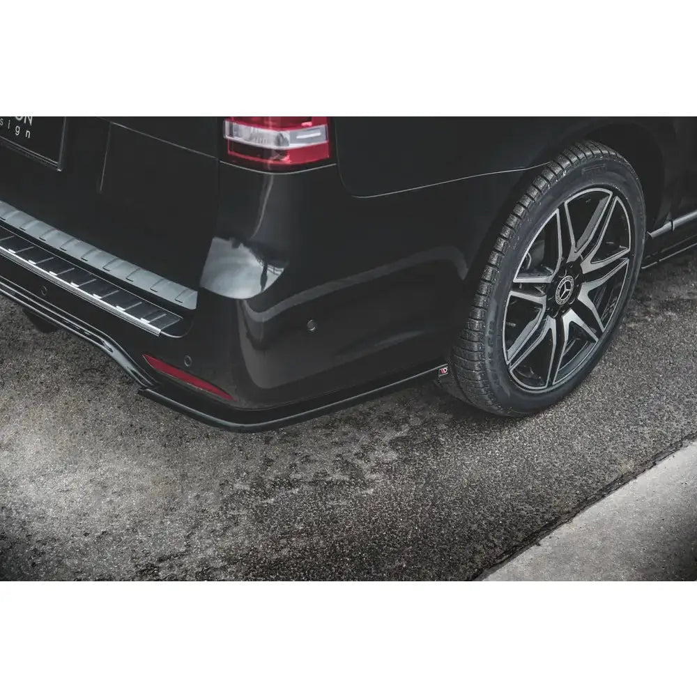 Rear Side Splitters V.2 Mercedes-benz V-class Amg-line W447 Facelift - 3