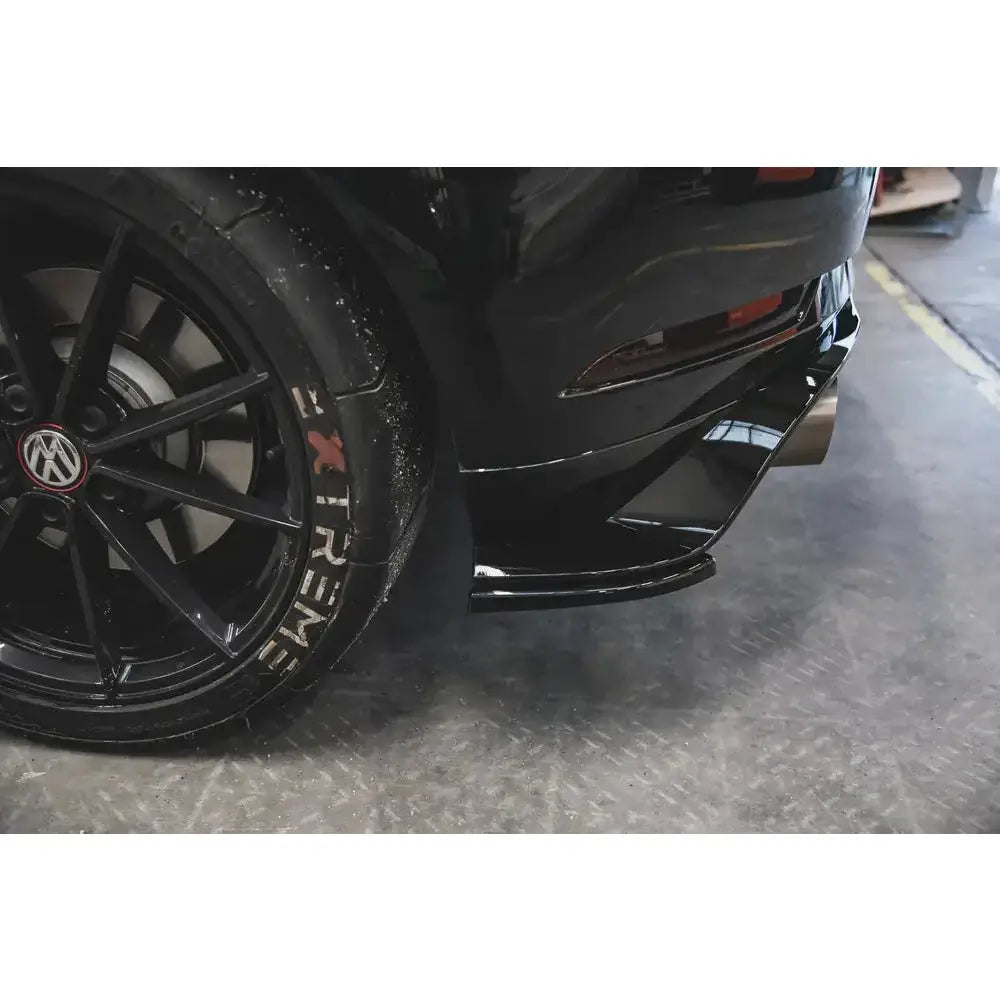 Rear Side Splitters Vw Golf 7 Gti Tcr - 2