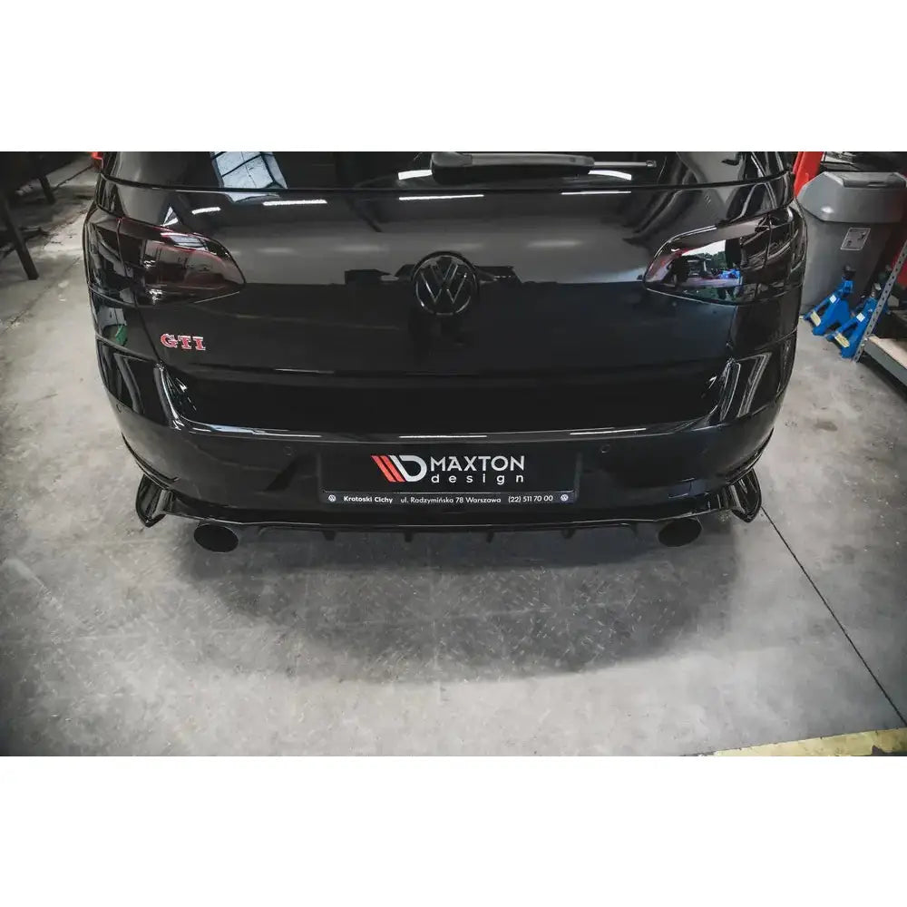 Rear Side Splitters Vw Golf 7 Gti Tcr - 3