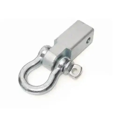 Receiver Mounted D-ring Shackle Silver Smittybilt - 1