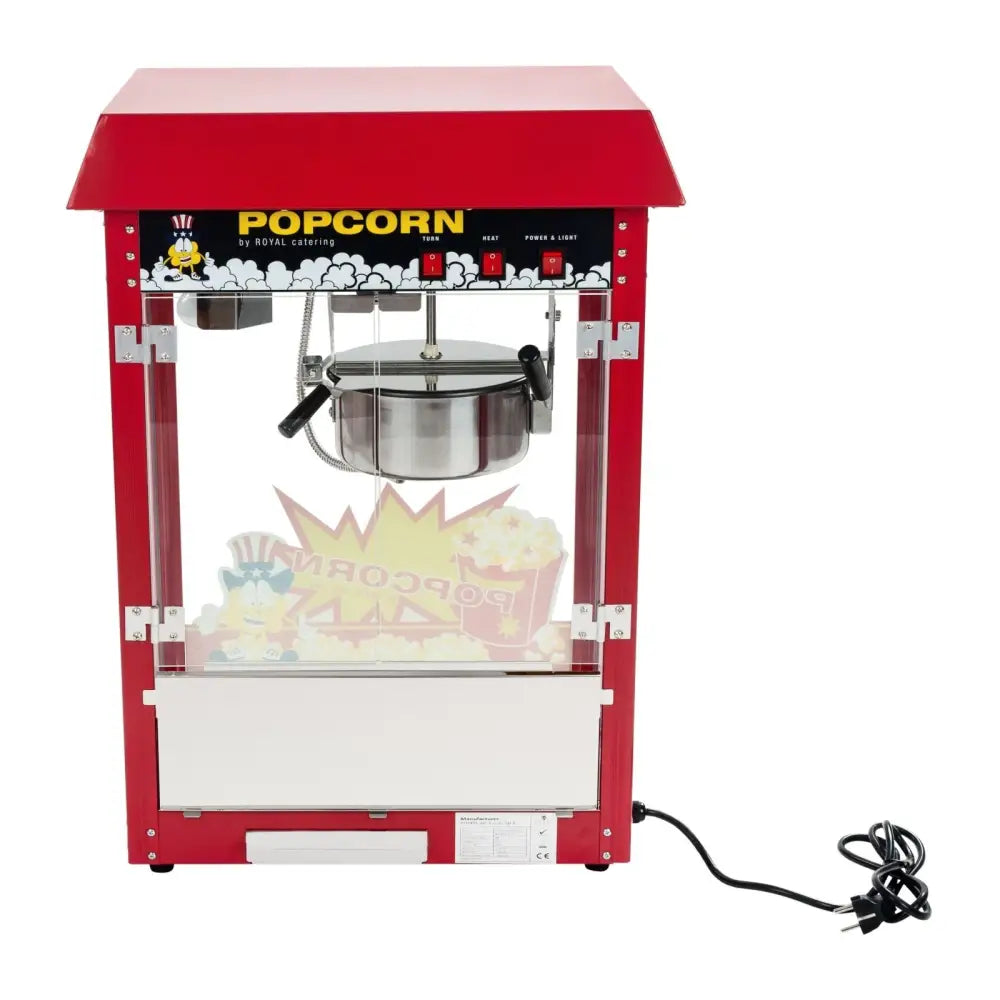 Rød Tak Popcornmaskin - 4