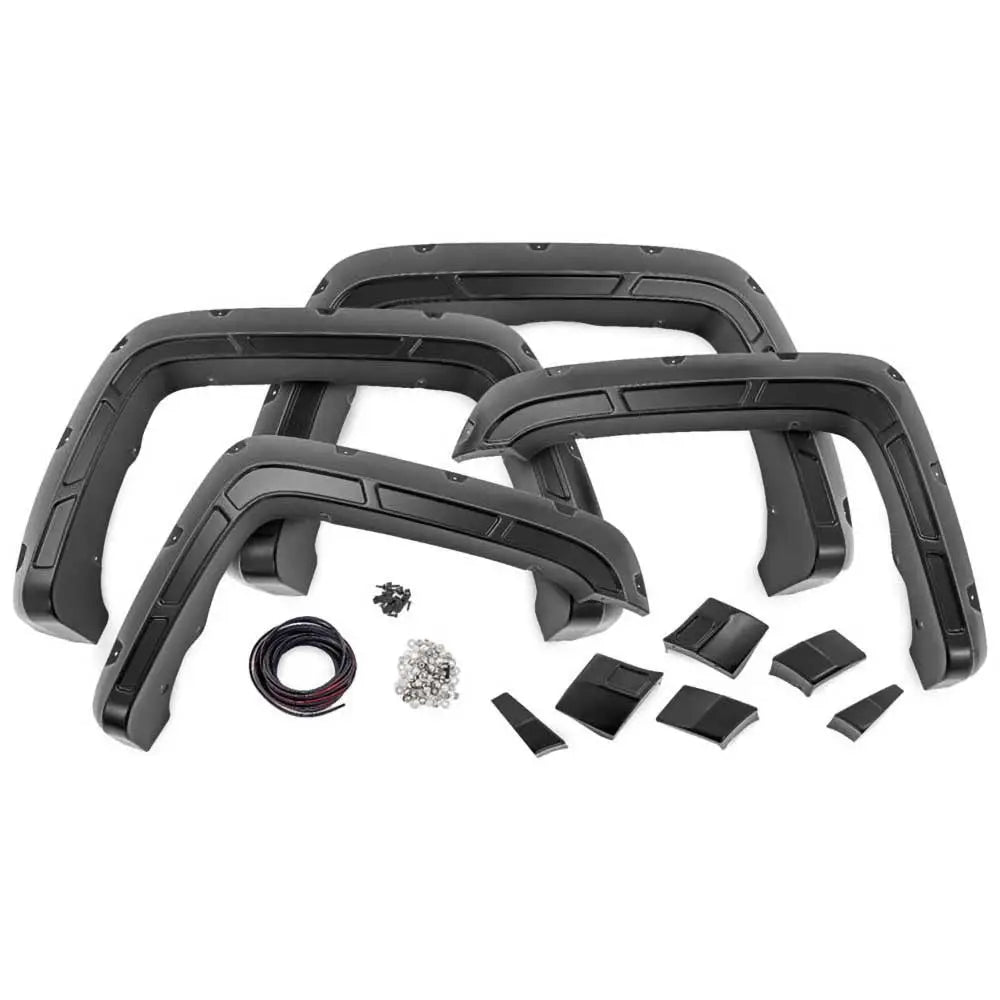 Rough Country Defender Lomme Skjermbreddere For Gmc Sierra 1500 13-18 - 1