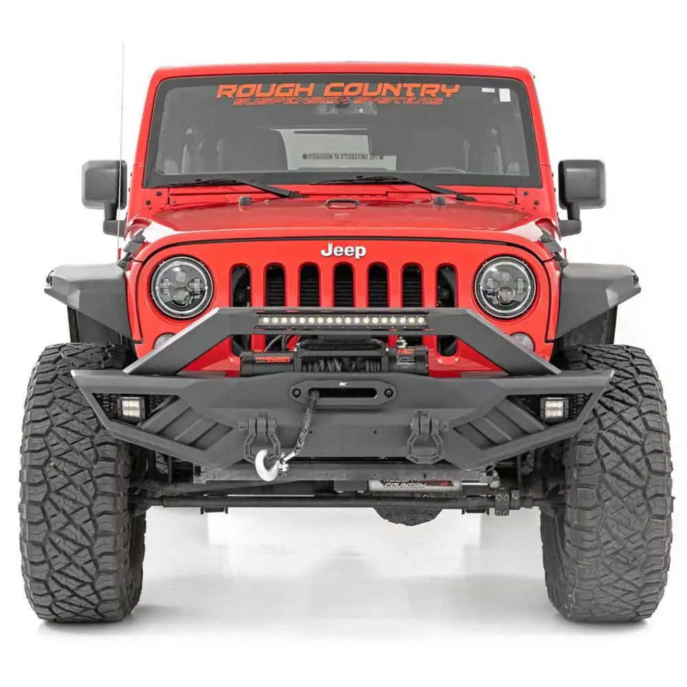 Rough Country Led Flat Skjermbreddere for Jeep Wrangler Jk 4 d 07-18