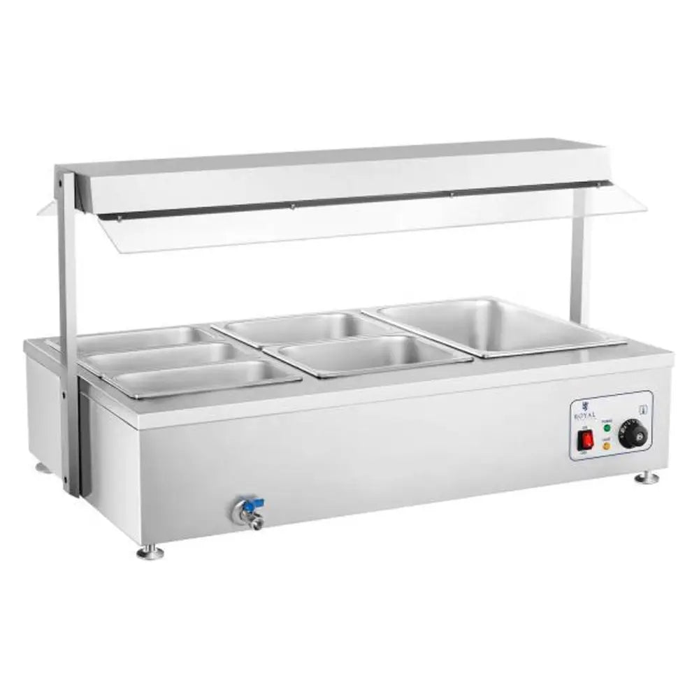 Royal Catering Stående Vannkoker M/ Kran 6 x Gn 150mm 55l - 3