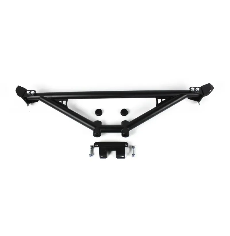 4-punkt X-brace avstiver bak til BMW E36 Compact, pulverlakkert sort