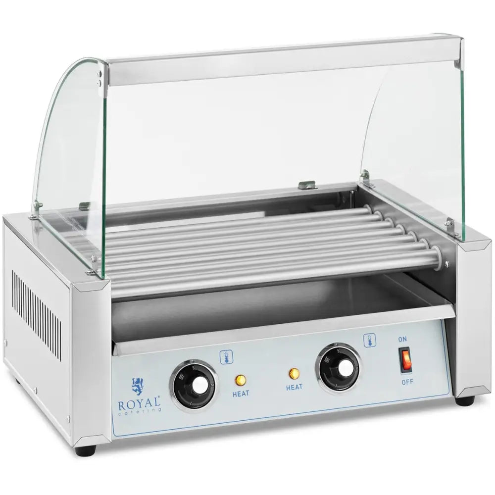 Rullende Grillpølsevarmer Med Beskyttelse - 7 Ruller 700 w - 2