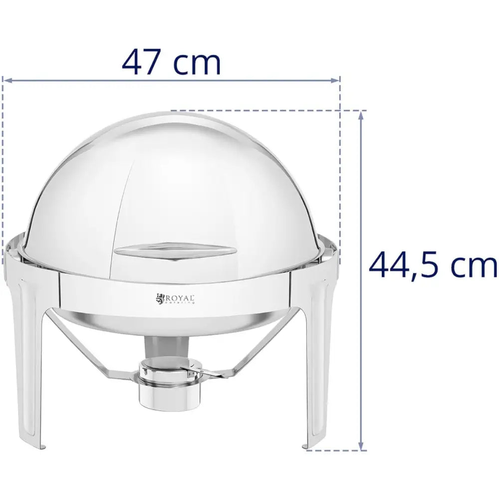 Rund Matvarmebehoder M/lokk Og Rolltop 6 l - Produsentkode 1021410 - 6