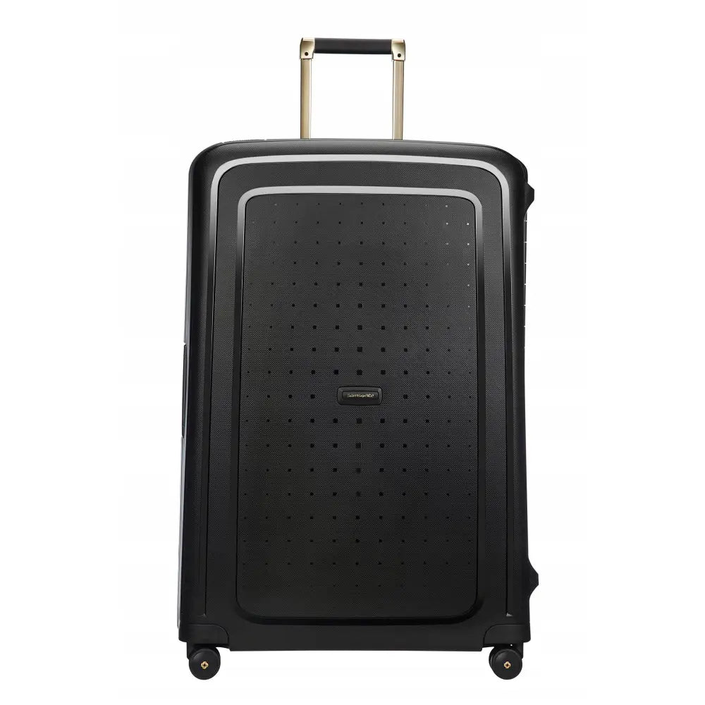 Samsonite S’cure Dlx Spinner Svart/gull - 1