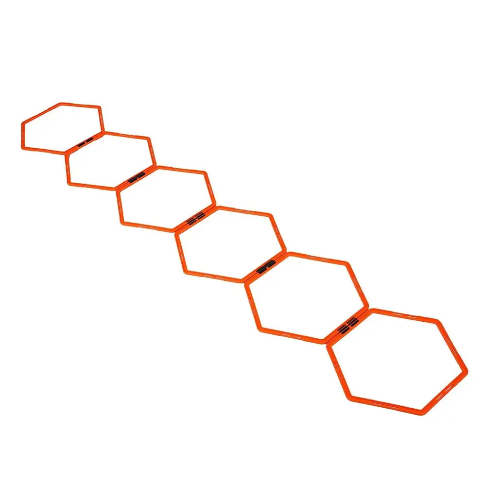 Seks Hexa Hoops Sett - Sammenkoblet Koordineringsringer - 2