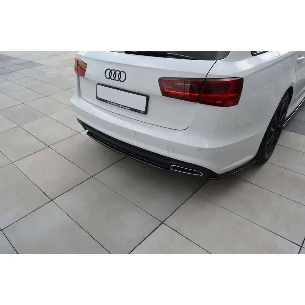 Sentersplitter Bak Audi A6 C7 Avant S-line Facelift - 4