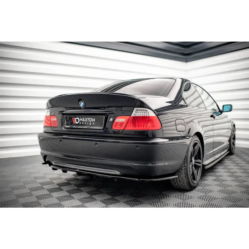 Sentersplitter bak Bmw 3 E46 Mpack Coupe (with Vertical Bars)