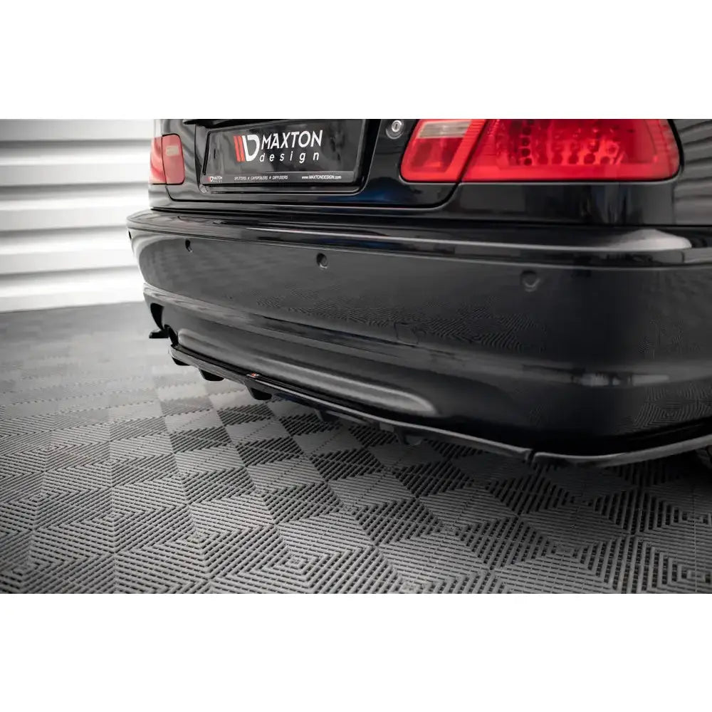 Sentersplitter Bak Bmw 3 E46 Mpack Coupe (with Vertical Bars) - 3