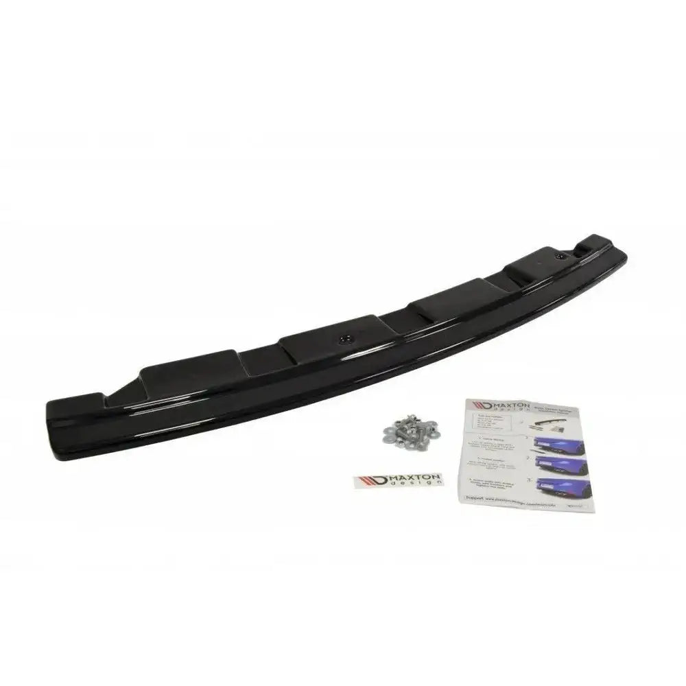 Sentersplitter bak Bmw 5 F11 M-pack - Without Vertical Bars (fits Two Single Exhaust Ends)