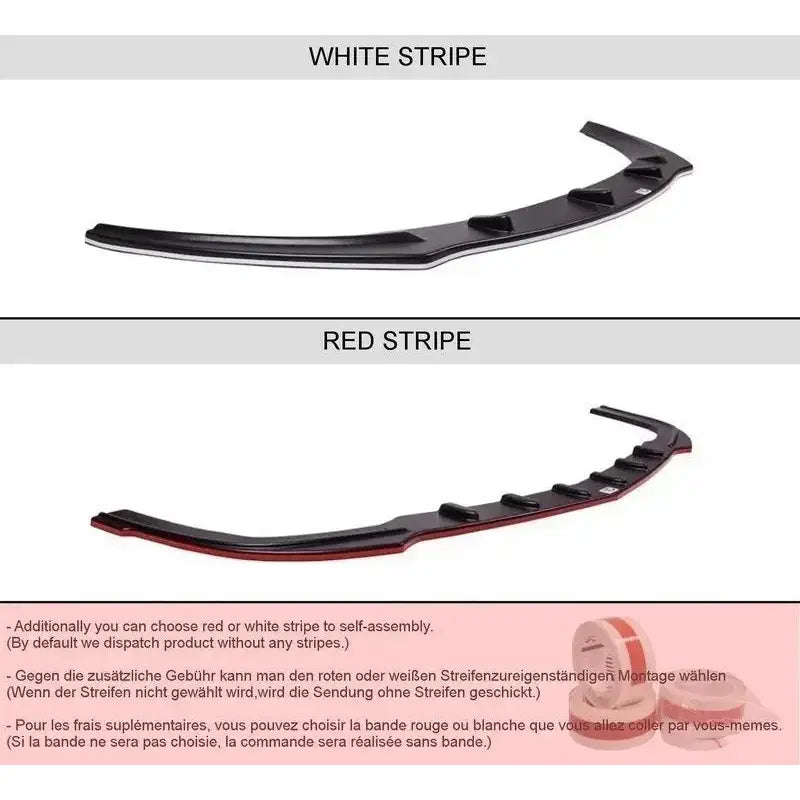 Sentersplitter Bak Bmw 6 Gran Coupé Mpack (with a Vertical Bar) - 11