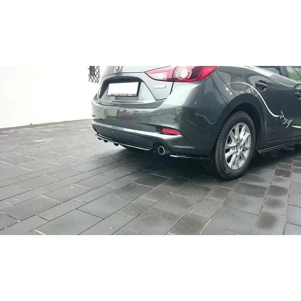 Sentersplitter Bak Mazda 3 Bm (mk3) Facelift (with Vertical Bars) - 2