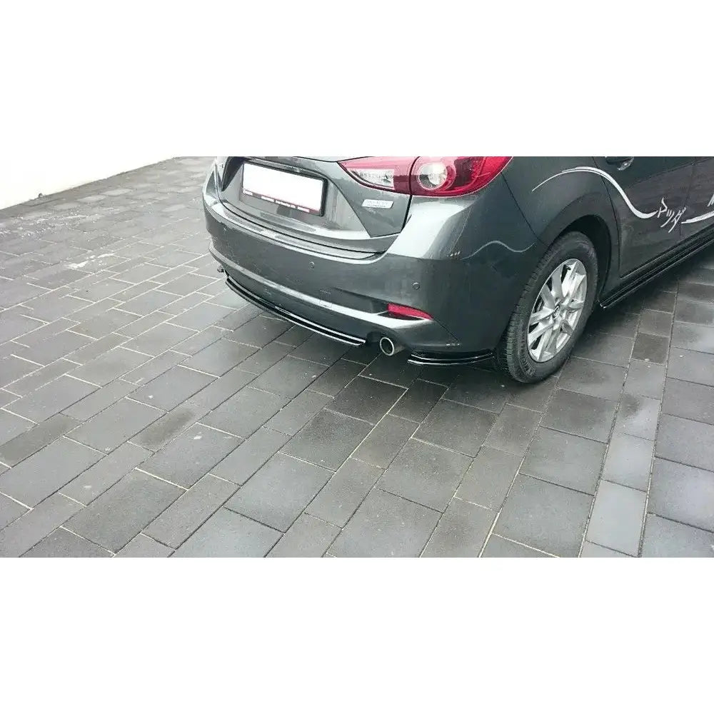 Sentersplitter Bak Mazda 3 Bm (mk3) Facelift (without Vertical Bars) - 2