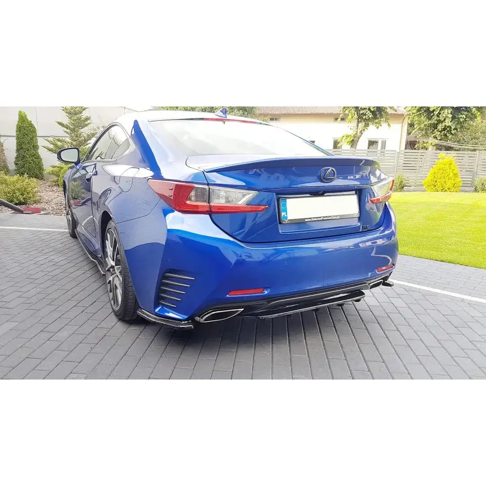 Sentersplitter Bak (med Finner) Lexus Rc - 4