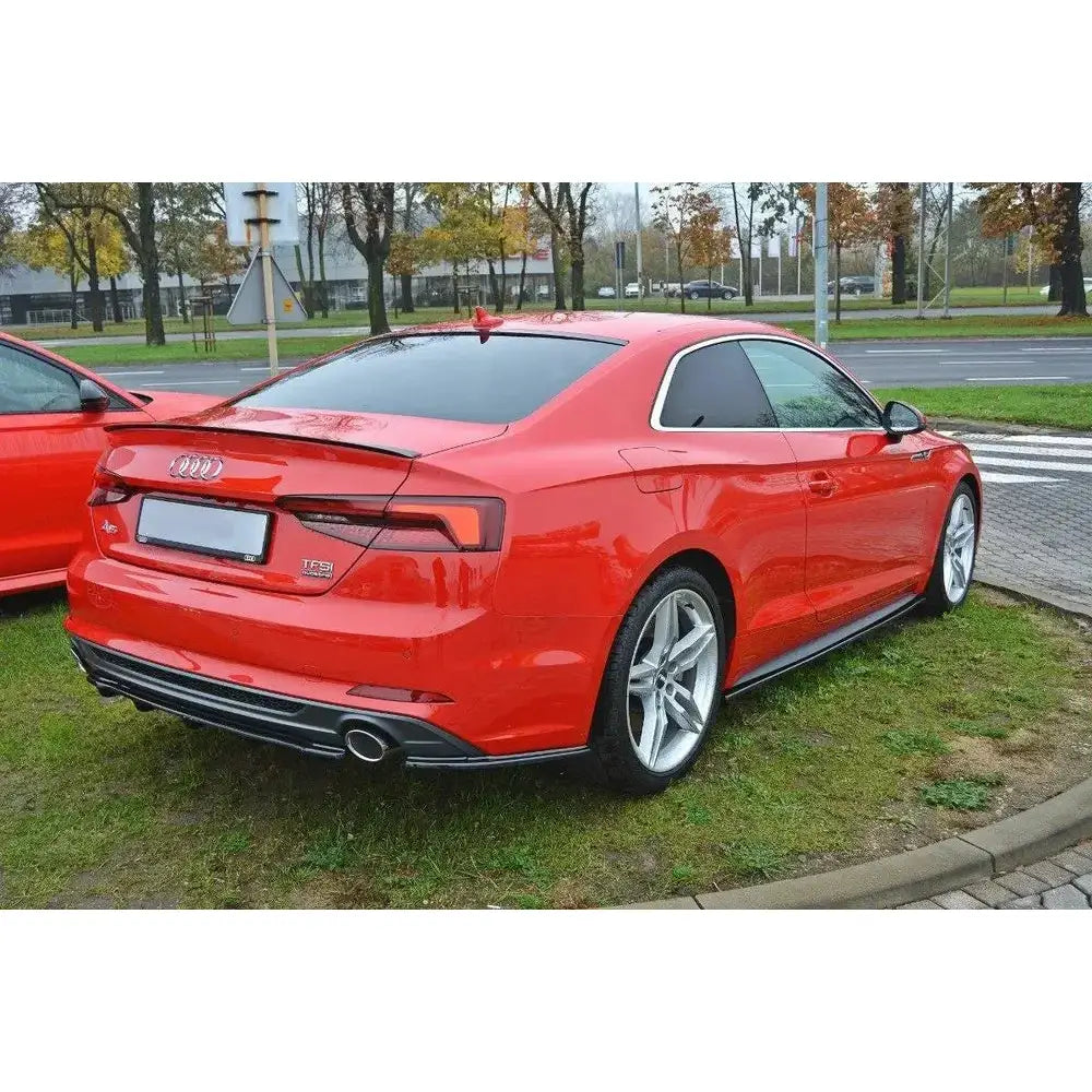 Sentersplitter Bak (med Vertikale Finner) Audi A5 F5 S-line - 2