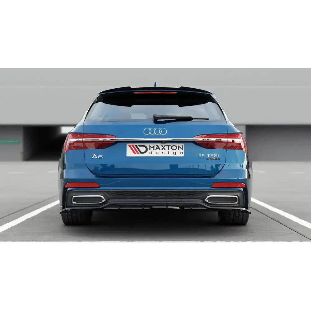 Sentersplitter Bak (med Vertikale Finner) Audi A6 S-line Avant C8 - 6