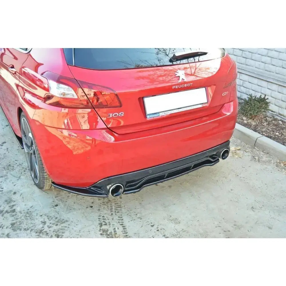 Sentersplitter Bak Peugeot 308 Ii Gti (with Vertical Bars) - 3