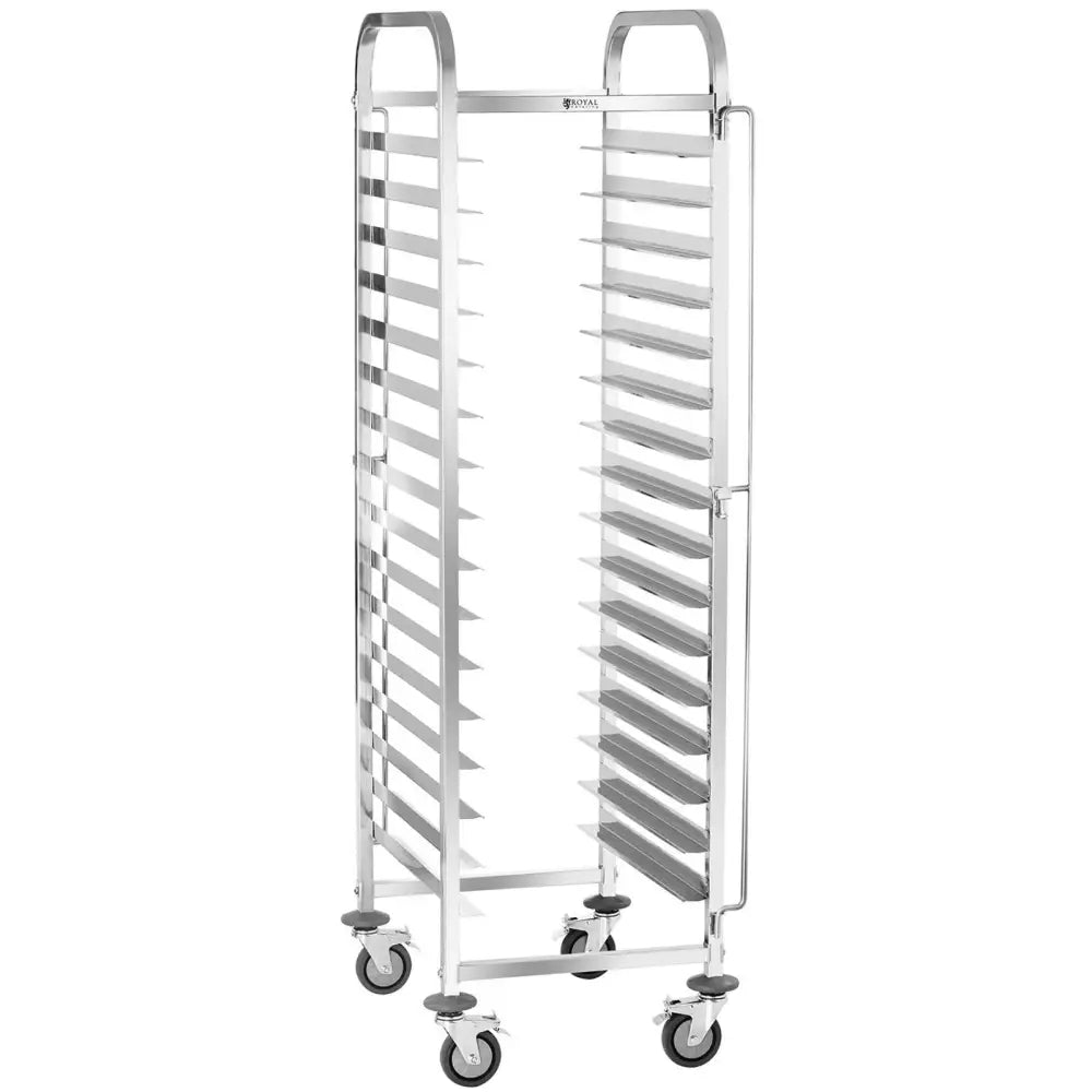 Serveringsvogn For Catering Til Transport Av 16 Brett 60 x 40 Cm Fra Royal Catering Rctw-16tb.1 - 5