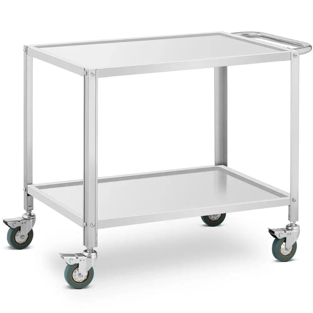 Serveringsvogn Med 2 Hyller 80 x 57 Cm Til Catering Opptil 100 Kg - 1