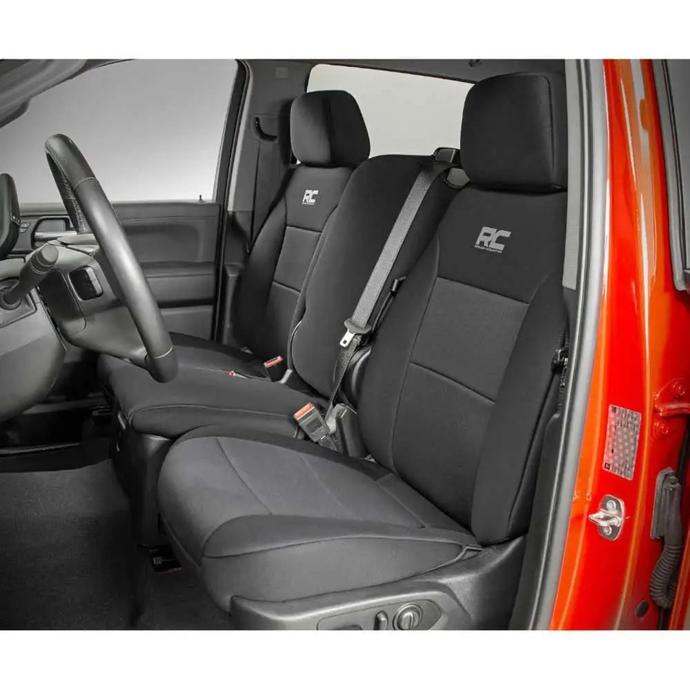 Setetrekk i Neopren i Svart - Chevrolet Silverado 1500 19- - 2