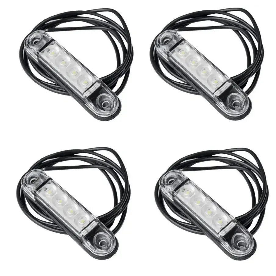 Sett Med 4x Hvite Led-klaringslamper Horpol Slim - 1