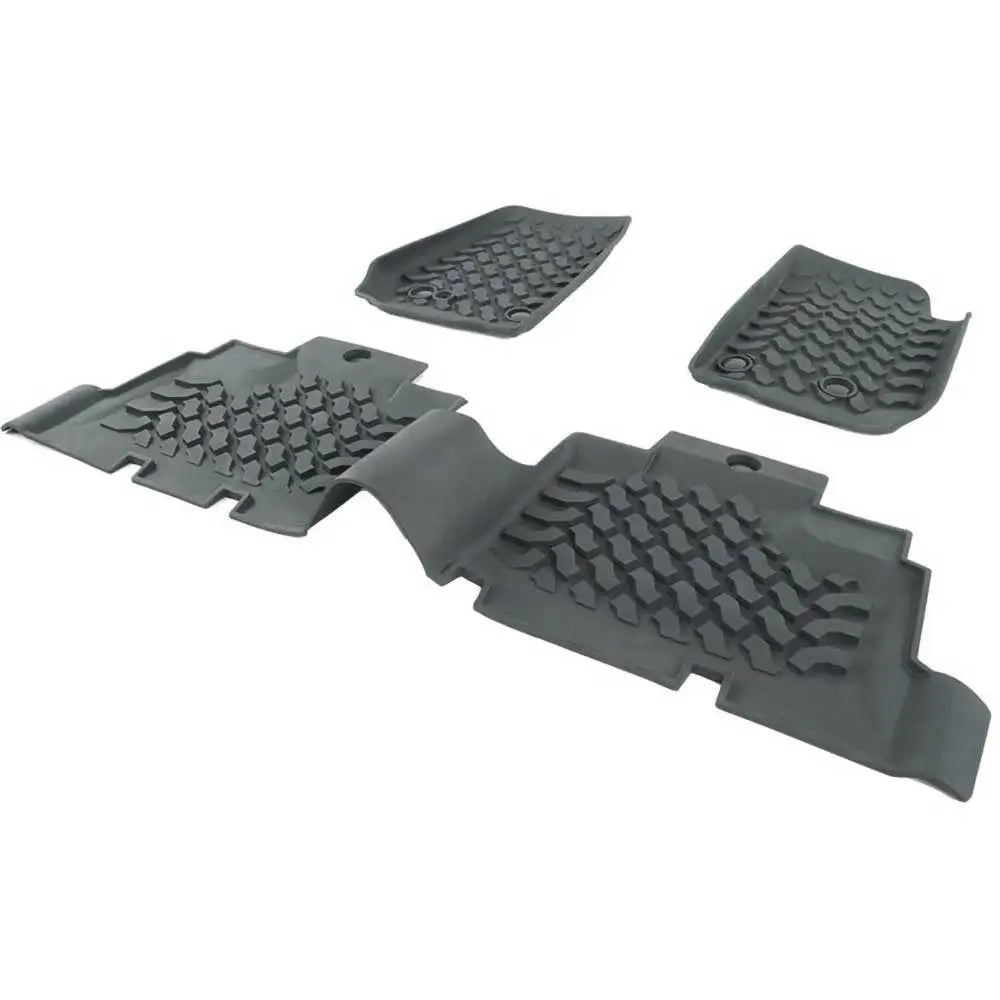 Sett Med Gummimatter Til Gulv - Jeep Wrangler Jk 4 d 07-18 - 2