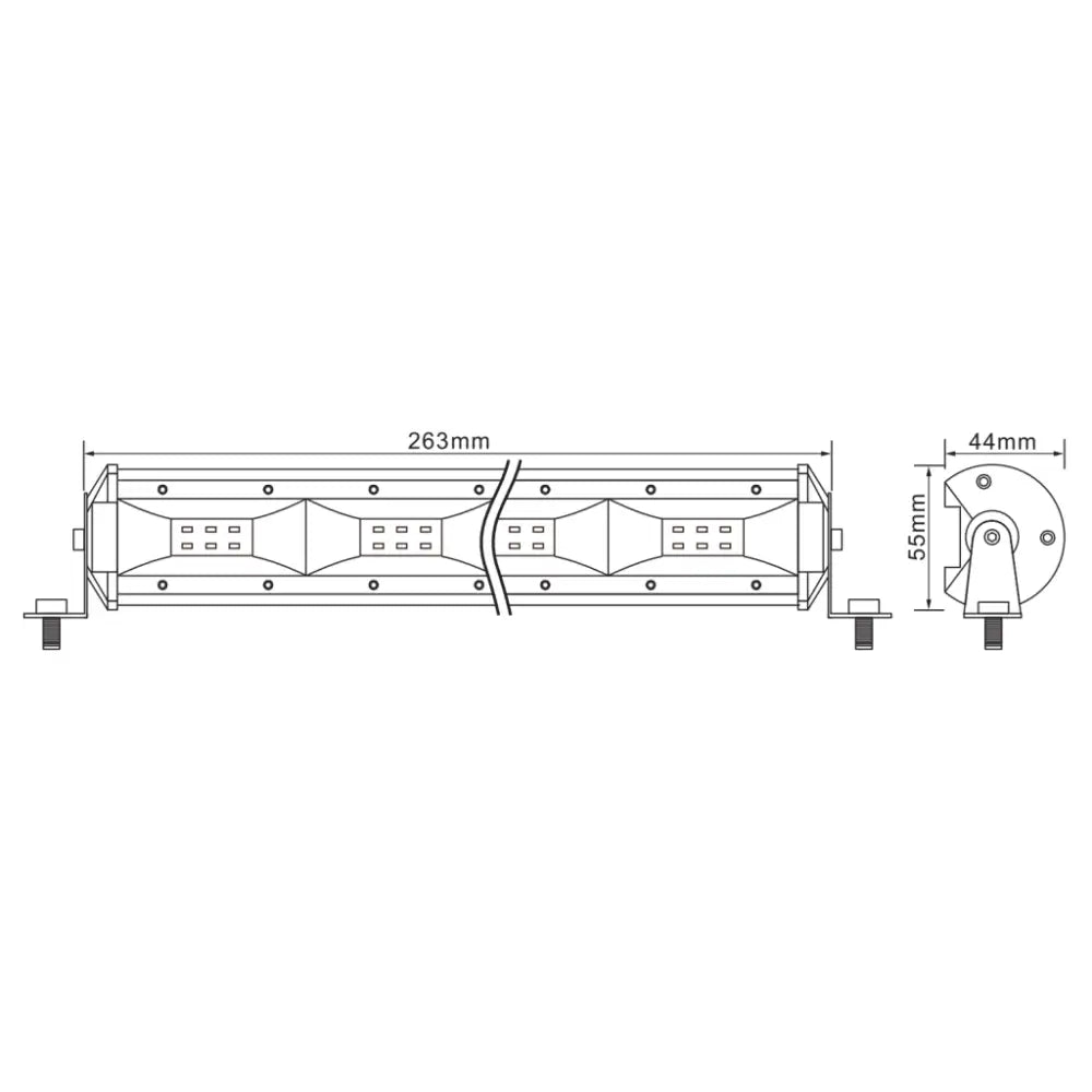 Shark Led Lysbjelke 105’ 24w 2400lm - 4