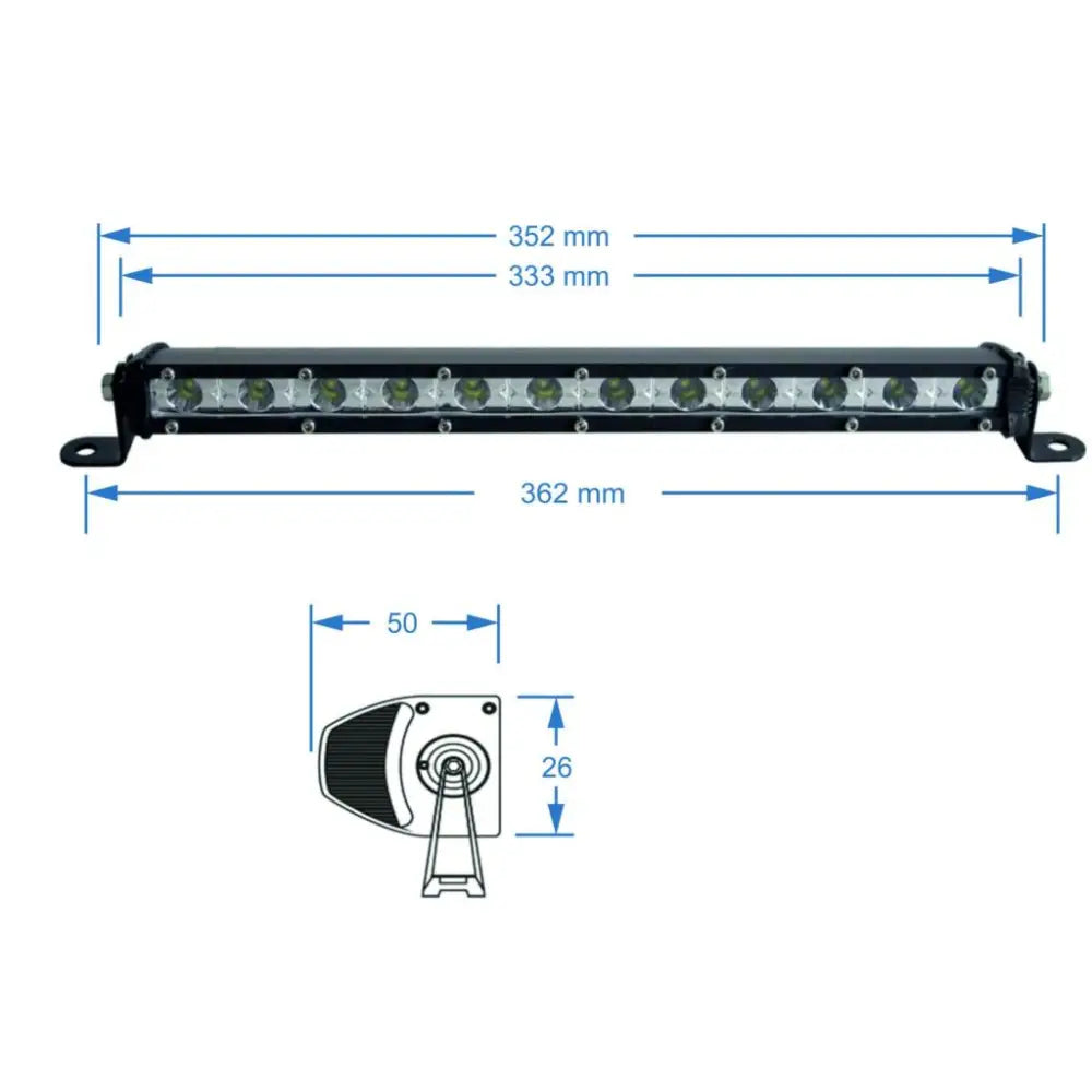 Shark Led Lysbjelke 13’ 36w - 4