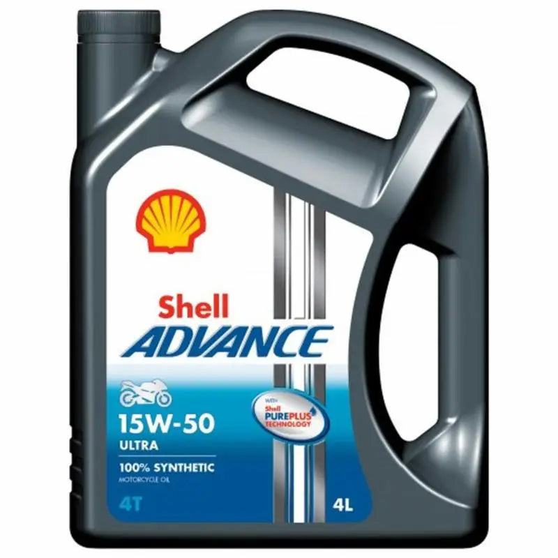 Shell Advance Ultra 4t 15w50 4l - Syntetisk Motorsykkelolje - 1