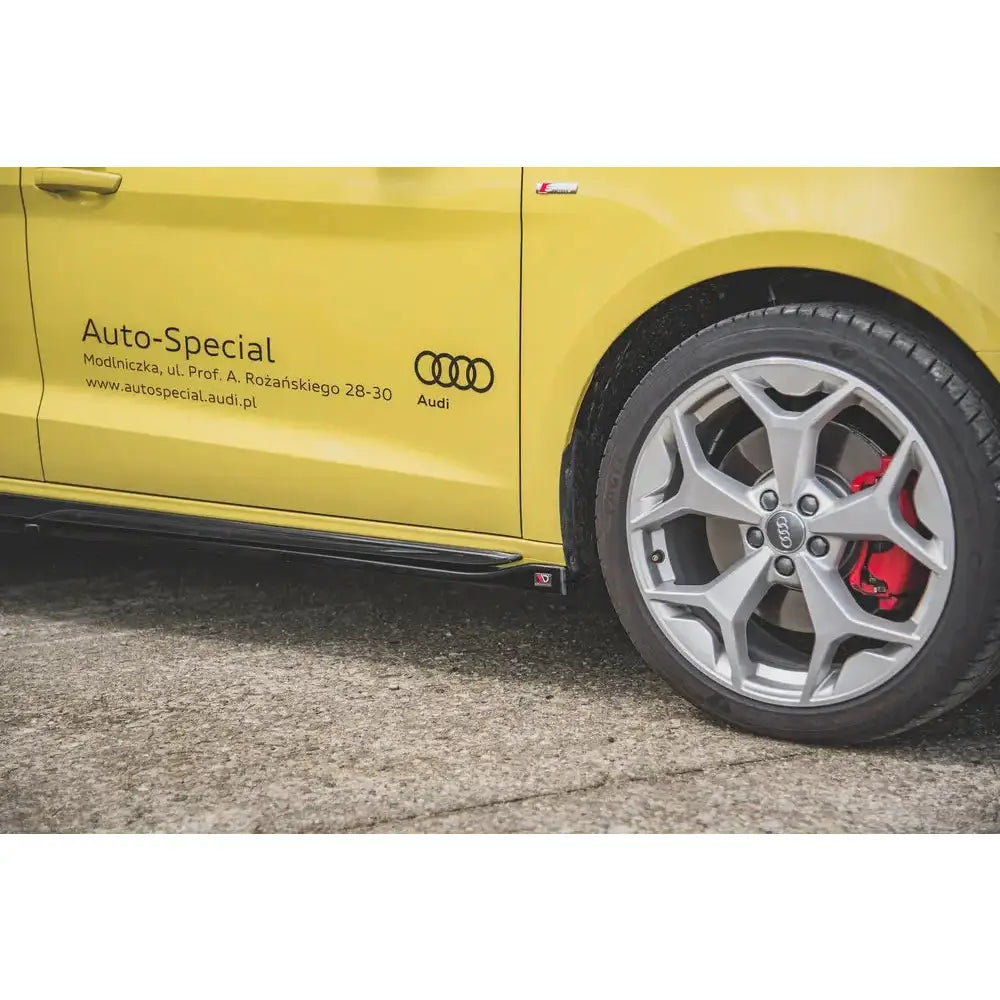 Side Skirts Diffusers Audi A1 S-line Gb - 2