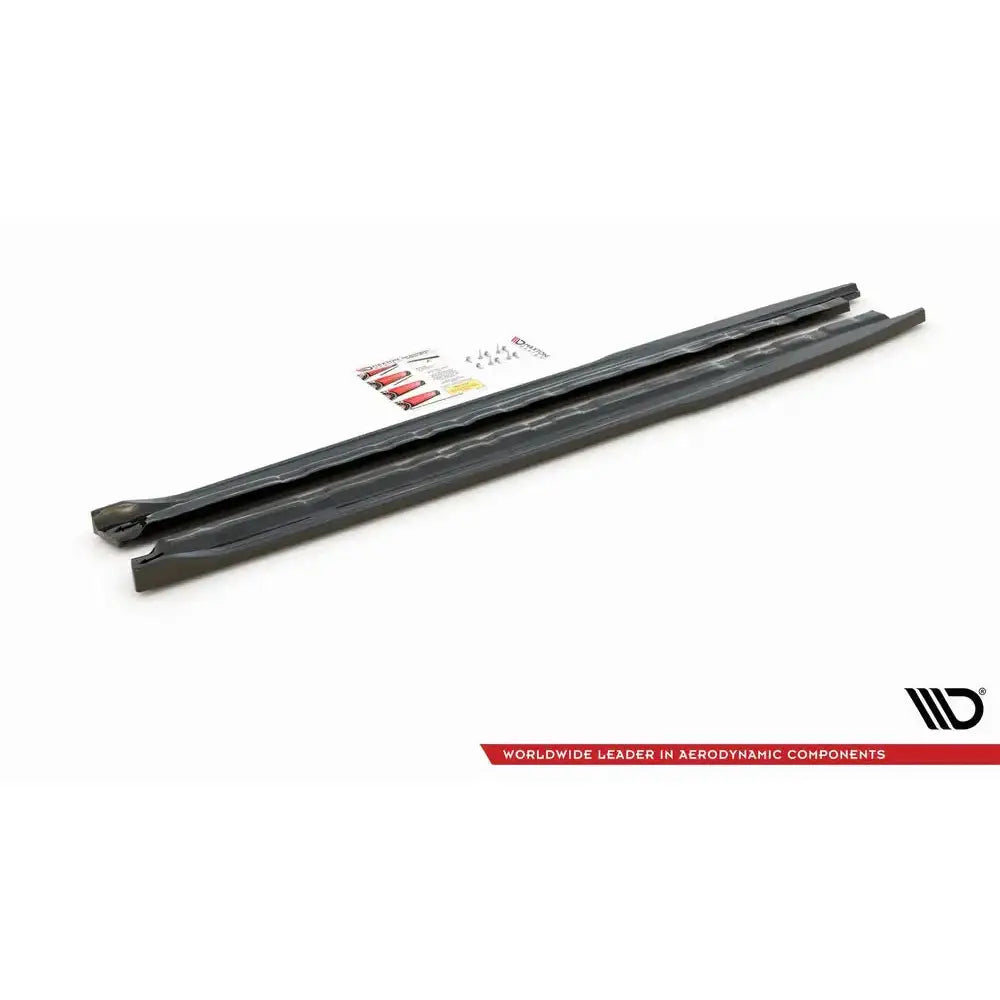 Side Skirts Diffusers Audi A1 S-line Gb - 8