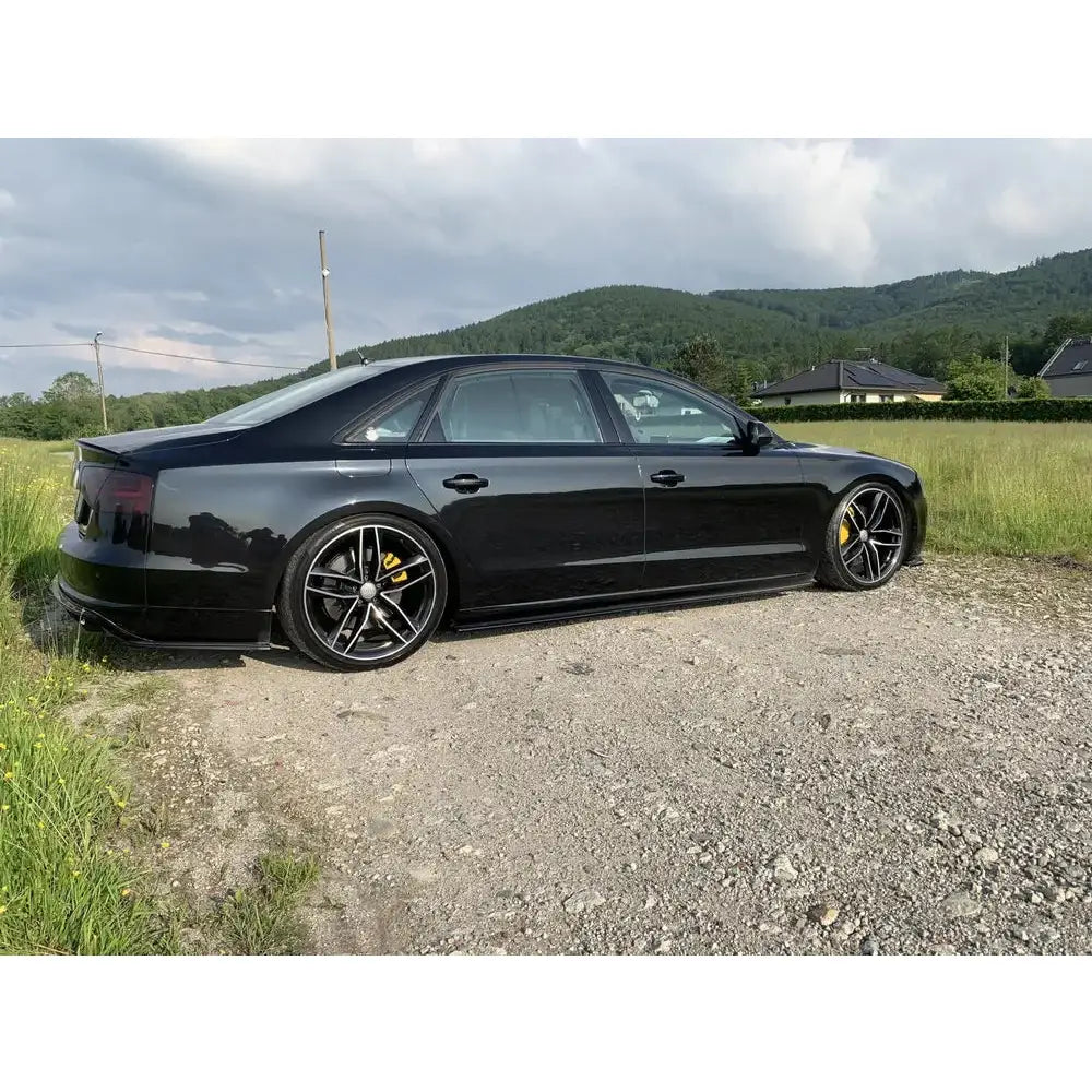 Side Skirts Diffusers Audi A8 Long D4 - 4