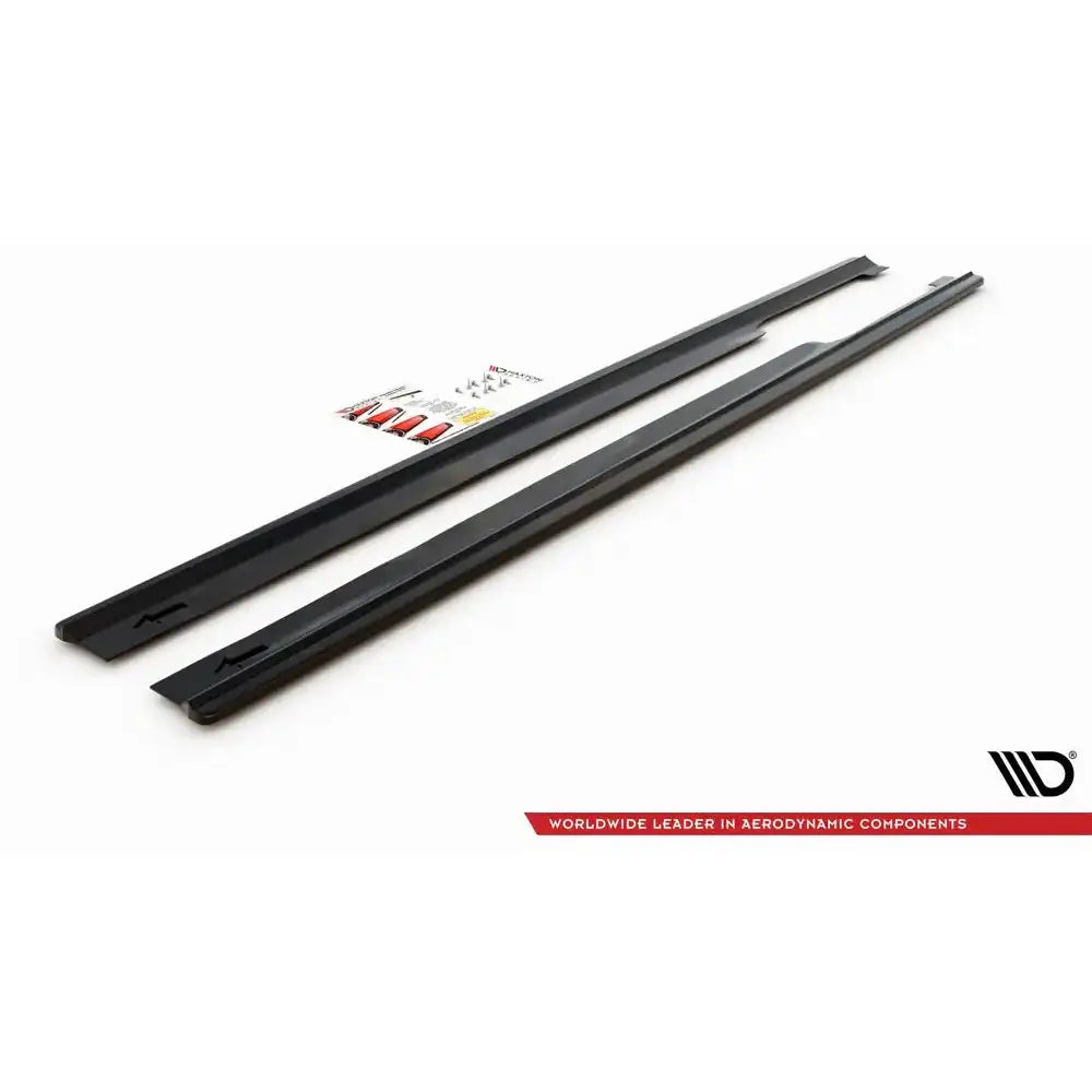 Side Skirts Diffusers Audi A8 Long D4 - 6