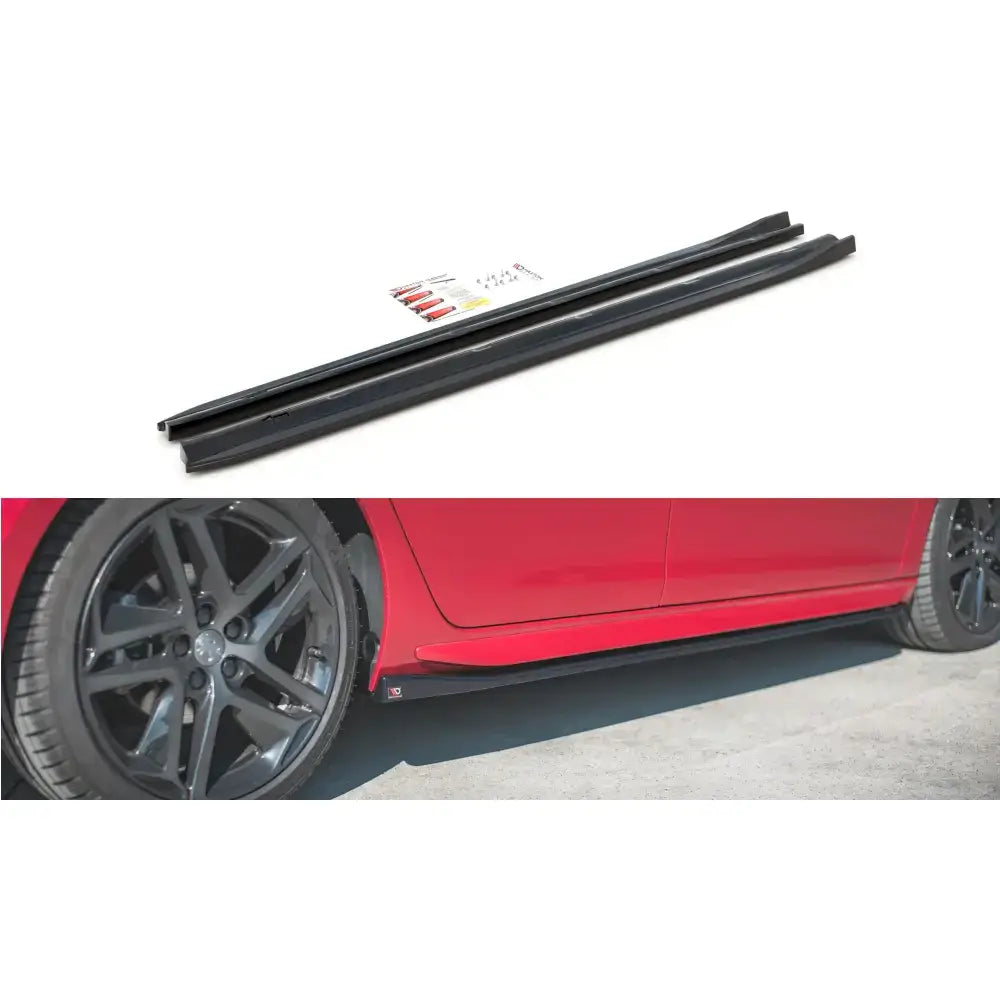 Side Skirts Diffusers Peugeot 308 Gt Mk2 Facelift - 1