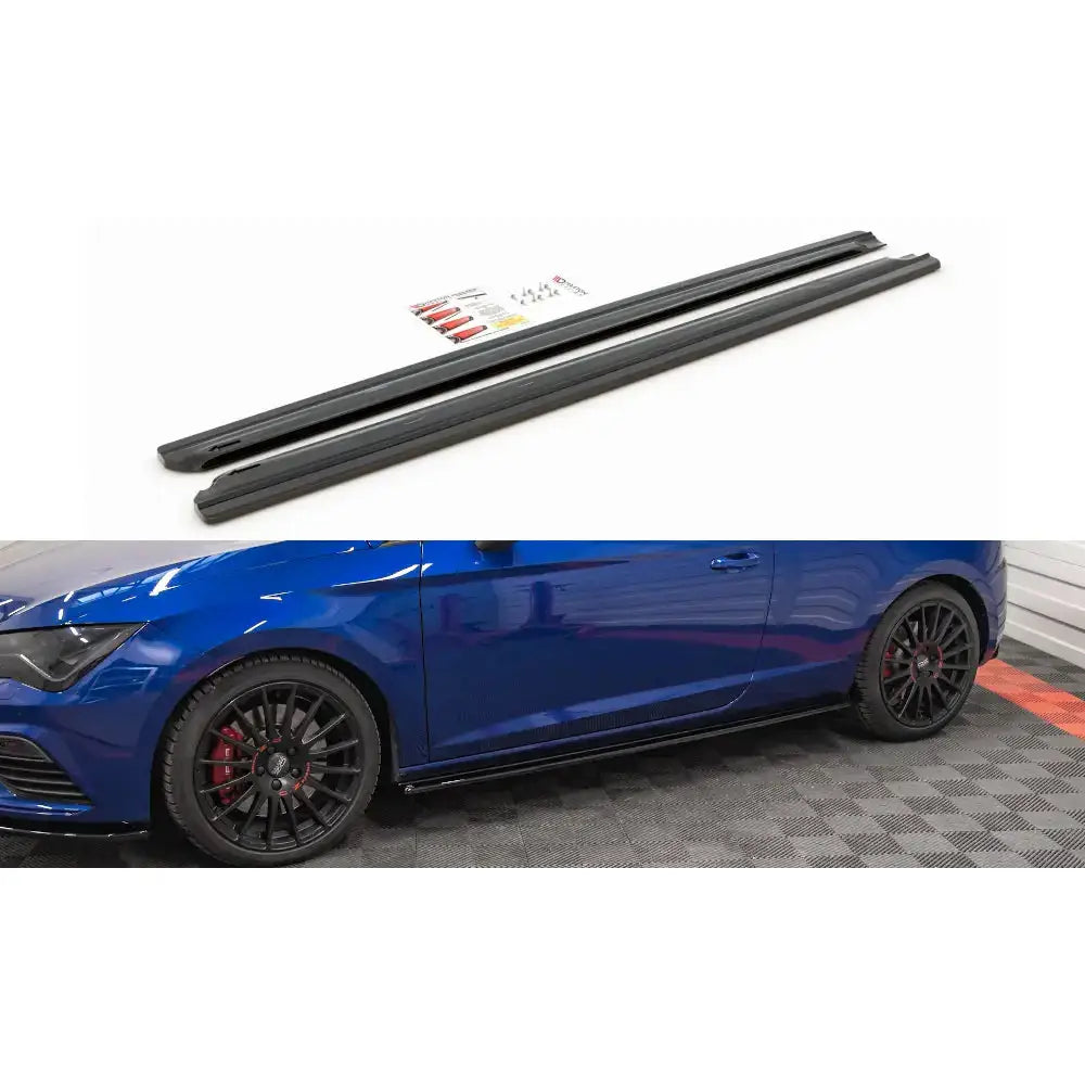 Side Skirts Diffusers Seat Leon Cupra / Fr Sc Mk3 / Mk3 Fl - 1